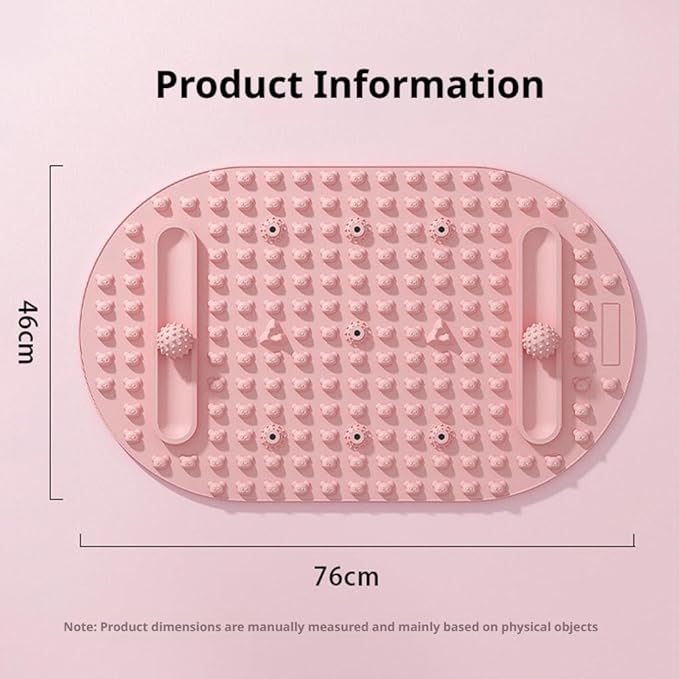 Foot Massage Mat with Two Massage Balls, Silicone Foot Pressure Point Massager Mat, Portable Feet Acupressure Pressure Point Pad Tool for Home Gym Office Travel (Grey 1set)