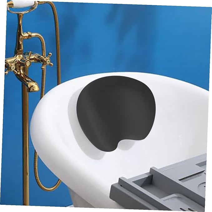 Toyvian Non-Slip Bath Pillow for Tub with Ergonomic Neck and Back Support Softness Bath Accessories for Adults and Home Spa Relaxation