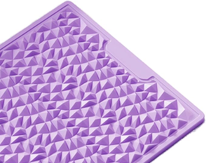 misppro Foot Massage Pad Pressure Point Pad Relaxing Portable Acupressure Mat Reflexology Mats for Dorm Gym Living Room- Purple