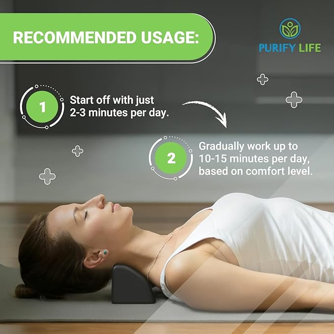 Occipital Release Tool for Pivotal Therapy & TMJ Device – Cervical Traction Pillow for Neck, Shoulder, and Back Pain Relief - Tension Headaches, Firm Foam Cradle, Craniosacral Therapy, Trigger Points