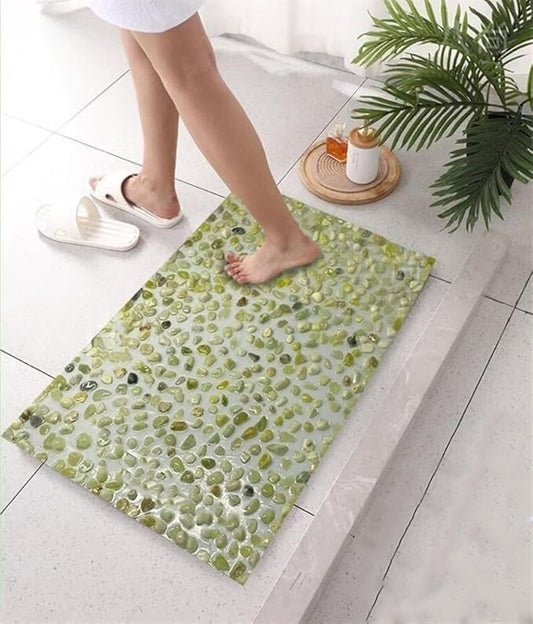Foot Massage Mat, Jade Massage Foot Mat, Reflexology Walk Stone, Cobblestone Foot Acupressure Mat, Foot Acupuncture Point Massager