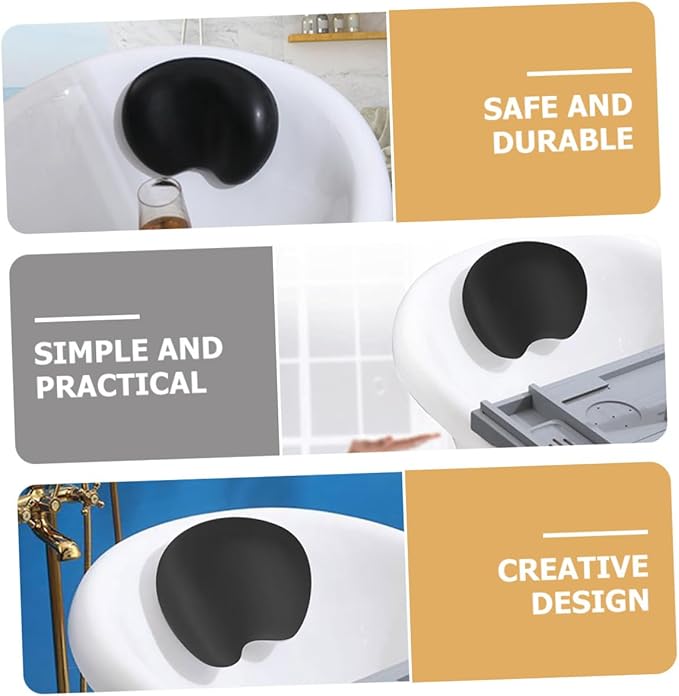 Toyvian Non-Slip Bath Pillow for Tub with Ergonomic Neck and Back Support Softness Bath Accessories for Adults and Home Spa Relaxation