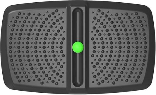 1 inch Thick Anti Fatigue Kitchen Mat Standing Mat with Massage Ball, Non Slip Standing Desk Mat with Massage Point, Multi-Purpose Comfort Floor Mat for Feet, Office, Home (Black, 17"x28"x1")