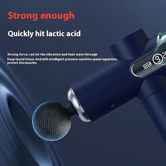 Smart massage gun, men's muscle massage gun, a professional massage for hitting the back, legs, neck, buttocks, etc., used to relieve muscle fatigue, relaxation, and a must-have for home fitness.
