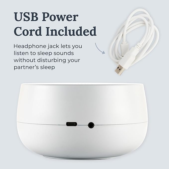 Yogasleep Dreamcenter Multi Sound White Noise Machine with Night Light, Sleep Timer, 26 Soothing Sounds for Travel, Noise Canceling for Office Privacy, Sleep Aid for Adults & Baby, Registry Gift