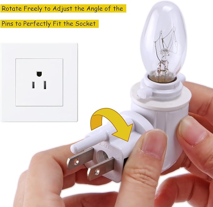 STAR MOON Ceramic Wax Melt Warmer, Plug in Wax Warmer for Scented Wax, Scentsy Wax Warmer for Fragrance Oil, Night Light Wax Burner Decoration with Two Bulbs