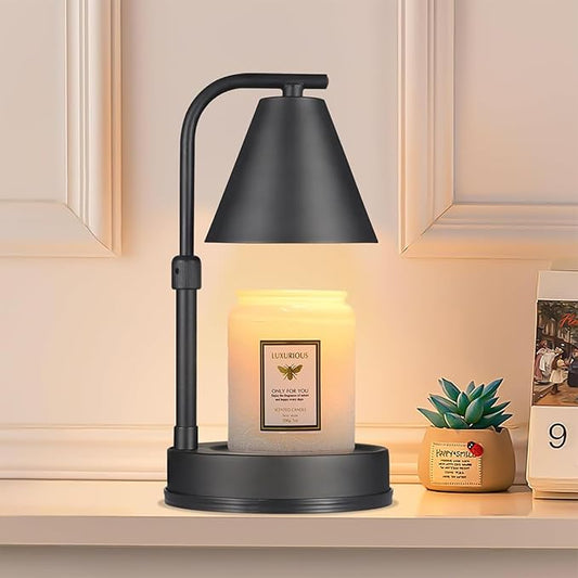 kobodon Candle Warmer Lamp, Electric Candle Lamp Warmer Birthday for Mom Women Home Bedroom Decor Dimmable for Scented Jar Candles(Height-Adjustable)