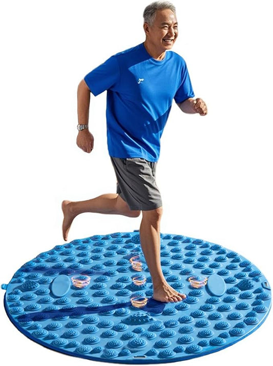 Foot Acupressure Mat Large 21in Foot Massager Mats Reflexology Feet Massage Pad with Magnetic, Anti Fatigue Office Standing Mats, Relief Feet Pain for Elderly Students and Office Workers