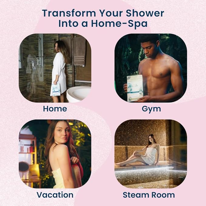 Body Restore Shower Steamers Aromatherapy (15 Packs x 2) - Gifts for Mom, Gifts for Women & Men, Shower Bath Bombs, Citrus Grove, Rose, Essential Oils, Stress Relief