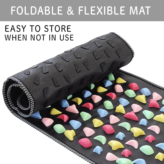 Japard Long Foot Massage Mat, 5.74ft (68.9 x 13.78 Inches), Reflexology Acupressure Mats with Chart, Foot Pressure Acupoint Massager for Elderly and Office Workers