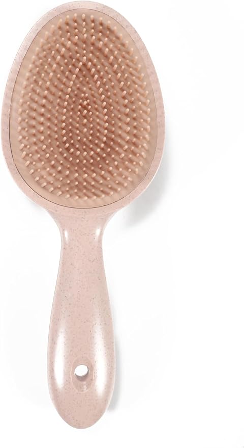 S&W DECORE Double Sided Scalp Massager Hair Growth, Shampoo Brush Head Scalp Massager for Hair Growth Scalp Scrubber with Soft Silicone Bristles (Orange)