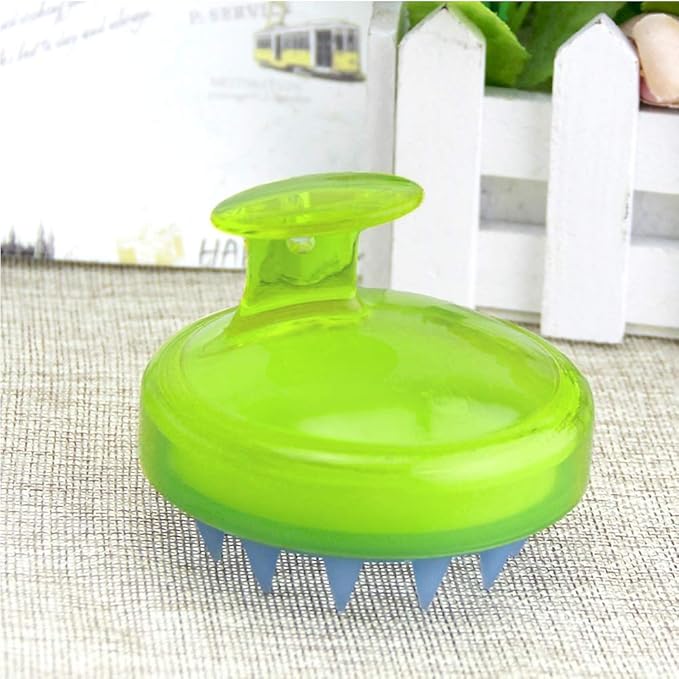 INVODA 3PCS Scalp Massager Shampoo Brush Soft Silicone Bristles for Dandruff Removal & Hair Growth, Waterproof Wet/Dry Use, Men, Women & Pets