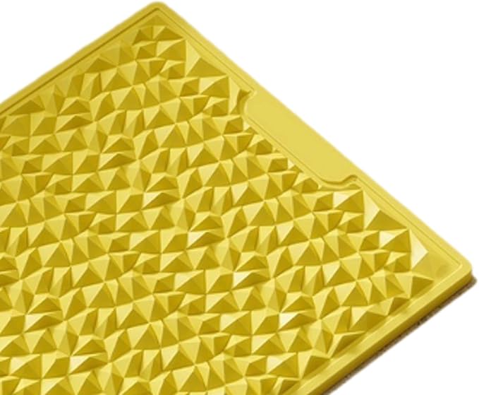 misppro Foot Massage Pad Pressure Point Pad Relaxing Portable Acupressure Mat Reflexology Mats for Dorm Gym Living Room- Yellow