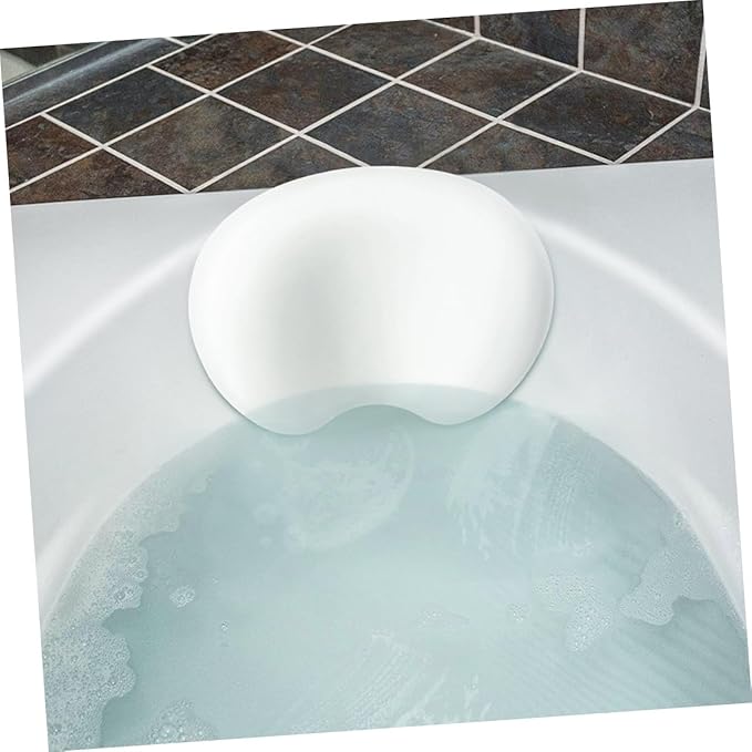 Luxury Bath Pillow for Tub with Non-Slip Suction Cups Ergonomic PU Headrest Neck and Back Support Relaxing Spa Accessory for Families Hotels and Beauty Salons