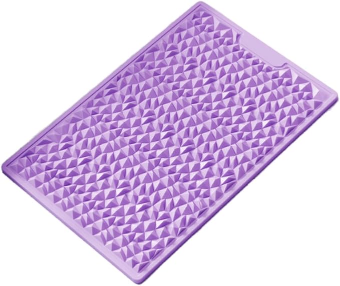 misppro Foot Massage Pad Pressure Point Pad Relaxing Portable Acupressure Mat Reflexology Mats for Dorm Gym Living Room- Purple