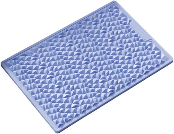misppro Foot Massage Pad Pressure Point Pad Relaxing Portable Acupressure Mat Reflexology Mats for Dorm Gym Living Room- Blue