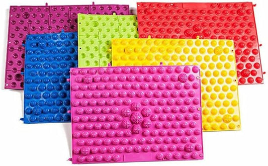 Reflexology Foot Massager Tool 2pcs Acupressure Mat for Foot Massaging Relaxation
