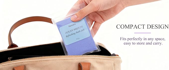 Bath Salts Gift Set - 20 PCS Relaxing Aromatherapy Spa Set for Women, Individually Packaged Bathing Alternative to Epsom Salt for Christmas Birthday, Mixed Scents,Natural Sea Salts