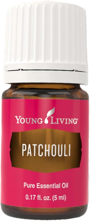 Young Living Patchouli's Essential Oil 5 ml - Rich Aromatherapy with Young Living, Uplift Mind and Spirit, Natural Aroma of Tranquility, Elevate Your Senses, Promotes Feelings of Calm and Peace