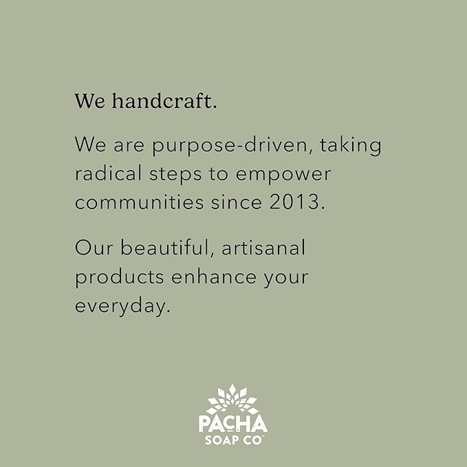 Pacha Soap Co. Epsom Salt Bath Bombs - Muscle (Soothing Arnica), Nourishing Aromatherapy Bath Fizzies with Clean Ingredients and Essential Oils, Handcrafted in The USA, 3-Pack, 5 oz Each