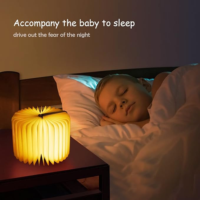 Portable Night Light with White Noise Machine for Adults Kids,Meditation Soother Relaxing Sounds Sleep Machine,3D Dragon Embossed Book Lamp for Bedroom,Music Speaker