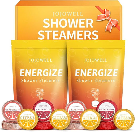 Shower Steamers Aromatherapy with Essential Oils - 12 Pack Birthday Gifts for Women Mom Wife, Relaxation Stress Relief, Self Care, Home Spa, Valentines Day Gifts for Her, Easter Basket Essentials