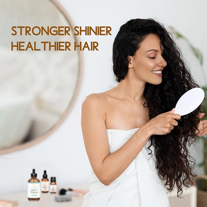 100% Pure Rose Otto Essential Oil 0.34 fl oz, Natural Rose Otto Oil in Amber Glass Bottle with Dropper for Diffuser Massage Skin Care