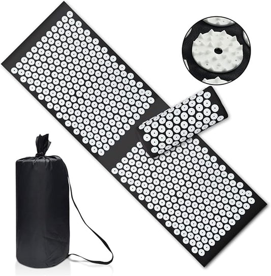 Upgrade Long Nonslip Acupressure Cushion Sensi Massage Mat Kuznetsov's applicator Relieve Back Pain Foot Massager Fitness Pilate(Update Acupuncture3)