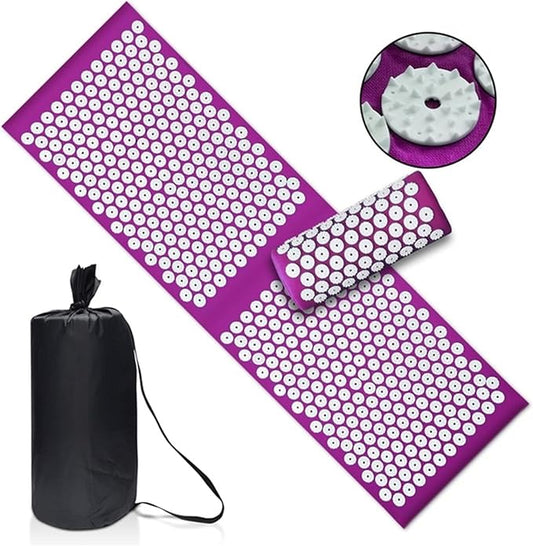 Upgrade Long Nonslip Acupressure Cushion Sensi Massage Mat Kuznetsov's applicator Relieve Back Pain Foot Massager Fitness Pilate(Update Acupuncture1)