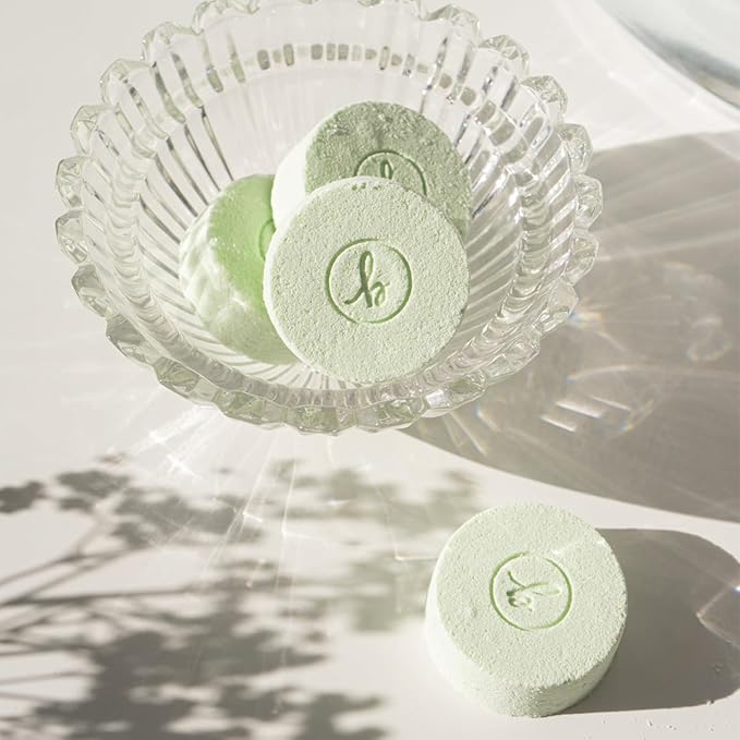 Bonblissity Mini Bath Bombs for Women, 8 pcs - Fresh Lemongrass Scented Fizzies, Multipurpose Moisturizing Bath Bomb, Shower Steamer, or Foot Soak, Home Aromatherapy with Hydrating Natural Oils