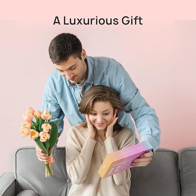 Shower Steamers Aromatherapy Bath Bombs, Tablets with Pure Essential Oils, 8 Sweet Sensual Scents, Idea Gifts Set for Stress Relief, Ideal Valentines Gift 8 Packs