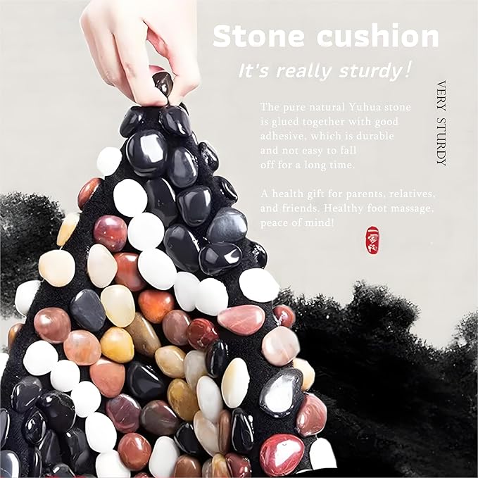 LIYAOLI Acupressure Mat for Feet - Cobblestone Foot Massager Pad for Home Use, Relieve Stress & Fatigue, Reflexology Therapy for Daily Relaxation (15.7" x 23.6")