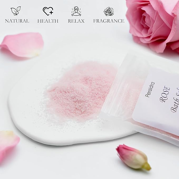 Bath Salts Gift Set - 20 PCS Relaxing Aromatherapy Spa Set for Women, Individually Packaged Bathing Alternative to Epsom Salt for Christmas Birthday, Mixed Scents,Natural Sea Salts