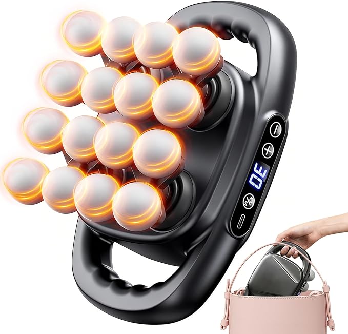 16 Mini Head Massage Gun, Valentine's Day Gifts, Portable Massager for Muscle Pain Relief, Neck Back Shoulder Legs, Quiet Deep Tissue Massager for Home Office, Ideal Gift for Women & Men