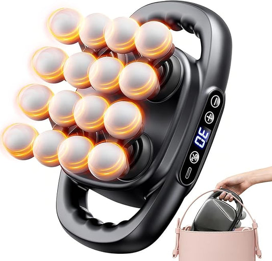 16 Mini Head Massage Gun, Valentine's Day Gifts, Portable Massager for Muscle Pain Relief, Neck Back Shoulder Legs, Quiet Deep Tissue Massager for Home Office, Ideal Gift for Women & Men