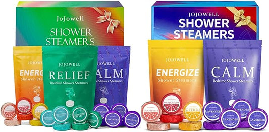 Shower Steamers Aromatherapy - 30 Pack Gifts for Women, Organic Essential Oils, Self Care, Birthday Gifts for Women, Men, Mom, Christmas Gifts Stocking Stuffers for Women