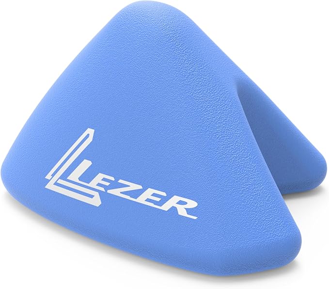 LEZER Trigger Massage Point, Manual Massage Ball, Muscle Knots Relief Tool, Myofascial Release, Physical Therapy, Deep Tissue Back Massage, Plantar Fasciitis, 2.9 in x 2.1 in (Blue)