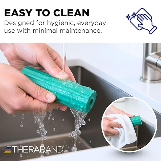 THERABAND Foot Roller for Foot Relief, Massage Ball Roller for Arch Discomfort, Plantar Fasciitis Treatment, Heel Spurs Reliever, Tired Feet, Best Foot Massager with Ridges for Self Myofascial Release