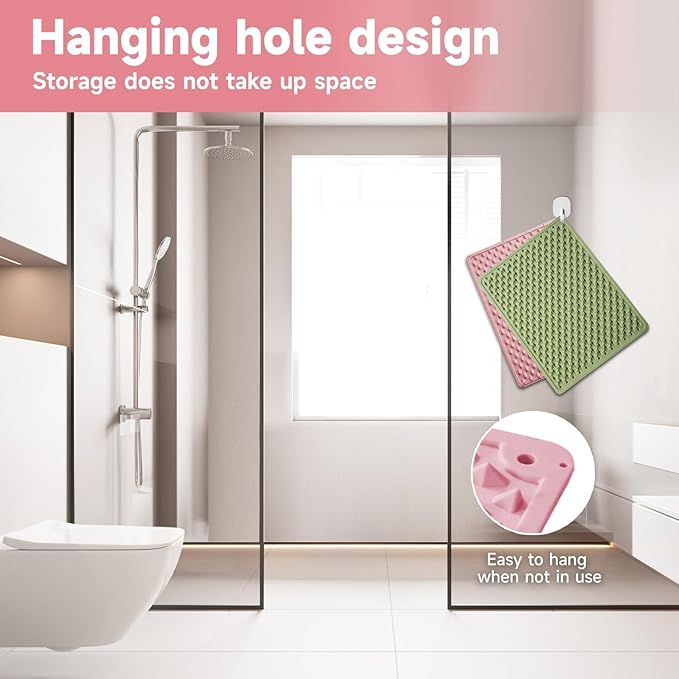 Portable Feet Acupressure Mat, Silicone Reflexology Pad, Moderate Hardness Pressure Point Mat for Foot Pain Relief, Anti-Fatigue, Connectable for Running & Fitness Activities, 18'×14'inch, Pink