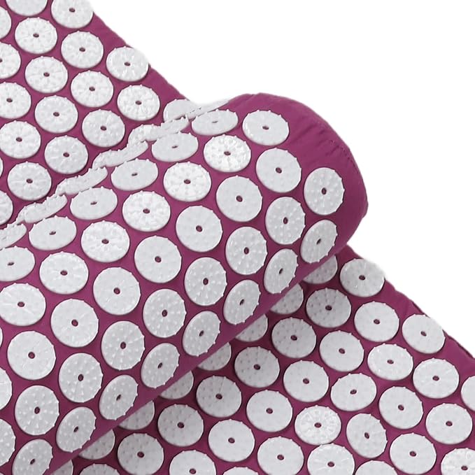 ZJchao Acupressure Mat Set, Muscle Relaxation Stress Reduction Acupuncture Pillow and Mat Kit Point for Sleeping Aid & Recovery