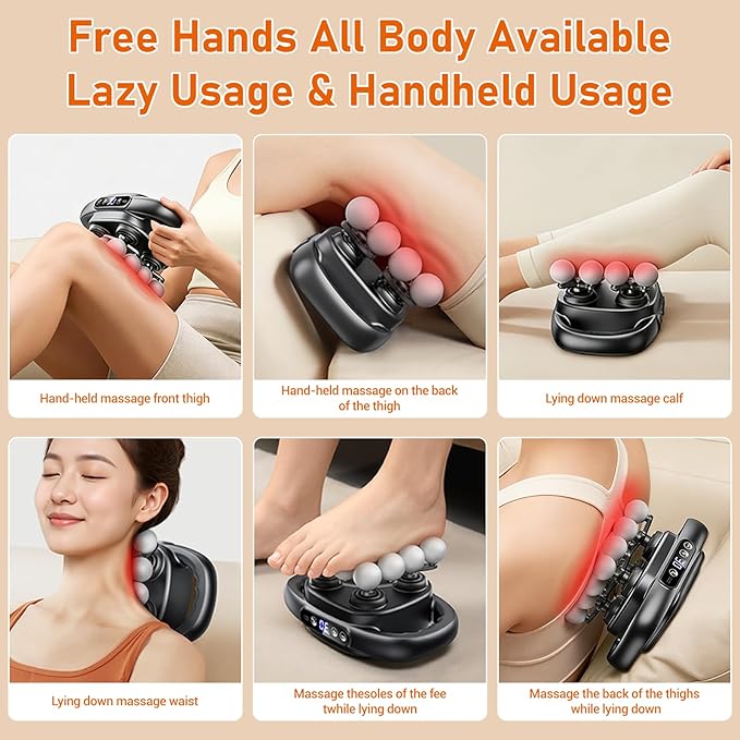 16 Mini Head Massage Gun, Valentine's Day Gifts, Portable Massager for Muscle Pain Relief, Neck Back Shoulder Legs, Quiet Deep Tissue Massager for Home Office, Ideal Gift for Women & Men