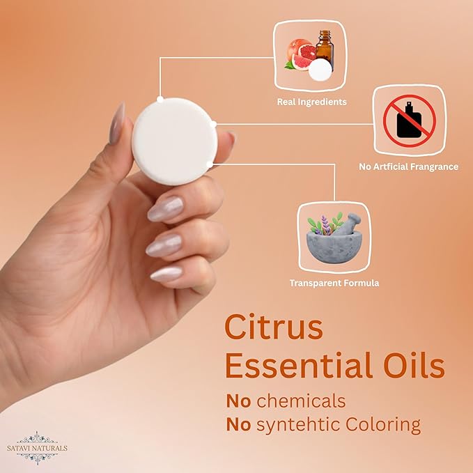 Citrus Shower Steamers (12 Pack) – Aromatherapy Shower Bombs for Energy Boost & Stress Relief – Natural Essential Oil Spa Tablets, Self Care Birthday Gifts for Women & Men