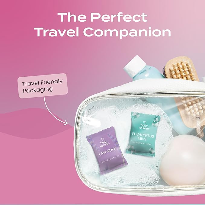 Body Restore Bath Bombs Aromatherapy 15 Pack – Birthday Gifts for Women, Men, Easter Basket Stuffers, Stress Relief, Relaxation, Self Care – Rose Shower Steamers