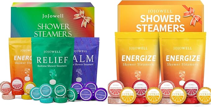 Shower Steamers Aromatherapy - 30 Pack Gifts for Women, Organic Essential Oils, Self Care, Birthday Gifts for Women, Men, Mom, Christmas Gifts Stocking Stuffers for Women