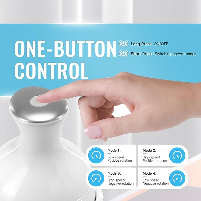 Electric Scalp Massager, Cordless Hair Scalp Massager Portable Head Scratching Massager with 4 Modes Vibration Comb for Hair Growth, Deep Cleansing and Stress Relaxation