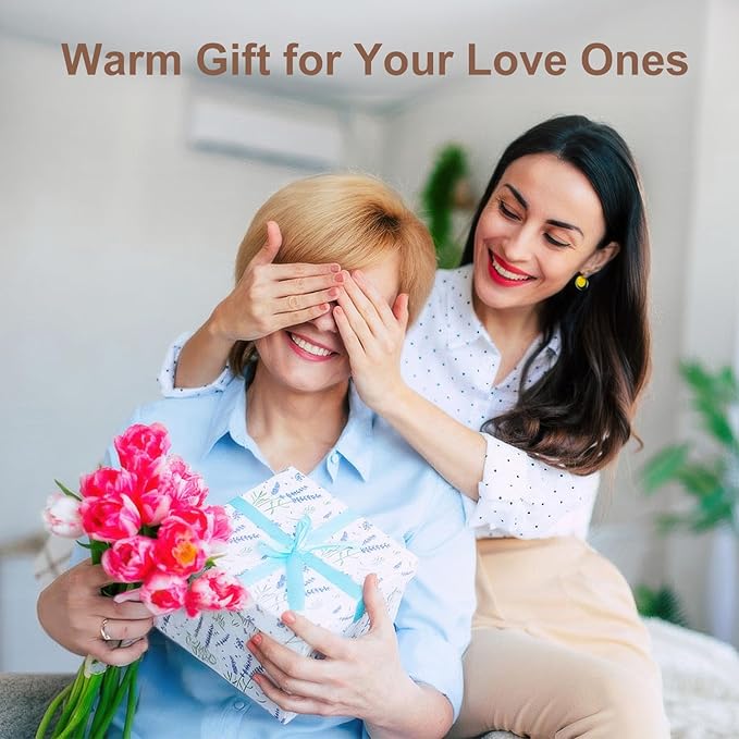 Heating Pad for Back Pain Relief, Electric Heating Pad for Period Cramps Neck Shoulders with Belt, 4 Timer 6 Heat Setting & Auto Shut Off, 12"x24"+20" Large Moist Heat Pad for Mom,Dad