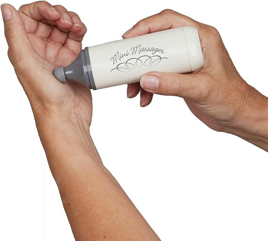 Norco Mini Therapeutic Massager with Battery. Hand-held Portable Therapeutic Vibrating Therapy Tool for Scar Tissue, Hand, Finger, Feet, Face, Elbow, Neck. Post-Surgery, Arthritis Pain. NC70209