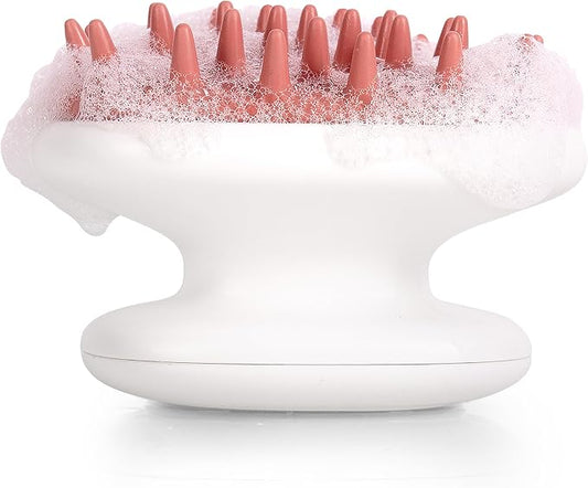 KAMEDIS Scalp Massager Brush - Silicone Gentle Scalp Scrubber, Exfoliator & Hair Dandruff Scrub Away - Use On Shower with Shampoo for Scalp Scrub. Suitable for Men & Women