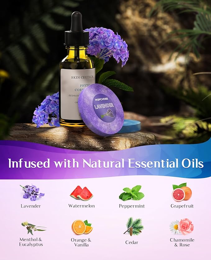 POPCHOSE Shower Steamers Aromatherapy - 8 Pack Shower Bombs for Self Care & SPA - Birthday Gifts for Women, Prizes, Mother's Day Gifts for Her- Teen Girl Gifts Trendy Stuff Easter Gifts