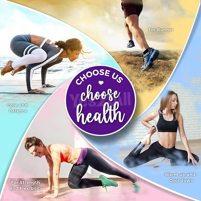 Yes4All EVA Firm Foam Roller for Back - Round Back Roller for Exercise, Yoga & Pilates 12/18/24/36 inch